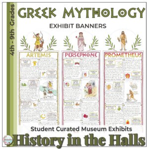 Greek Mythology Exhibit Banner Templates | Gods, Goddesses, Heroes, & Monsters